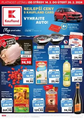 akční leták Kaufland 14.2.2024-20.2.2024