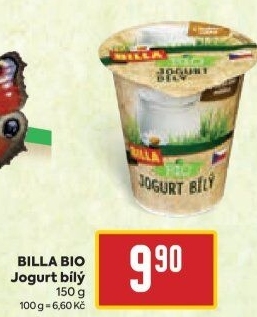 Bílý jogurt Bio Billa