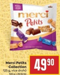 Čokoládové bonbony Petits Merci