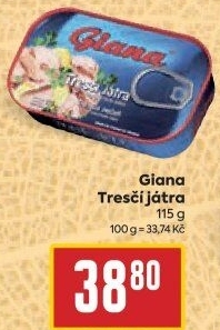 Játra tresčí Giana