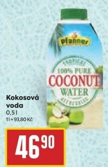 Kokosová voda Pfanner