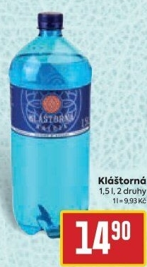 Minerální voda kalcia Kláštorná