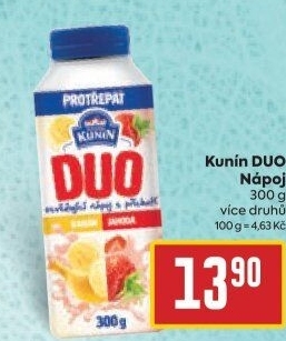Nápoj Duo Mlékárna Kunín