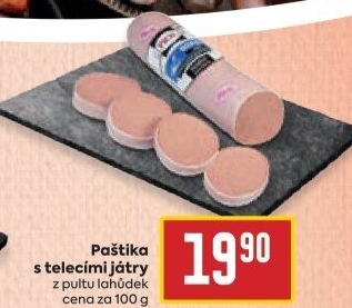 Paštika s telecími játry Pick