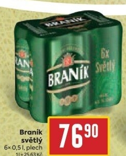 Pivo světlé Braník
