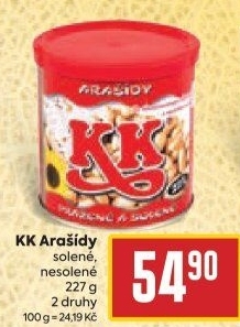 Pražené arašídy KK