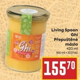 Přepuštěné máslo Ghí Living Spoon