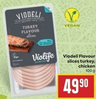 Rostlinné plátky s kuřecí příchutí Viodeli Violife