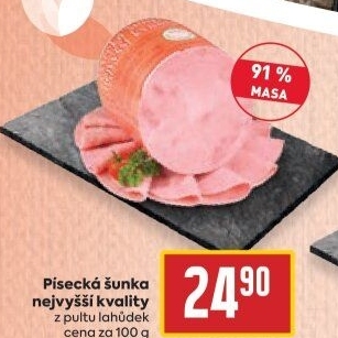 Šunka písecká nejvyšší kvality Maso uzeniny Písek