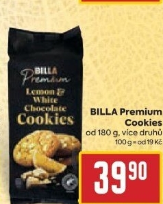Sušenky Cookies Premium Billa