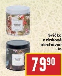 Svíčky v plechu