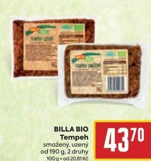 Tempeh smažený Naše Bio Billa