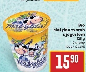 Tvaroh s jogurtem bio Matylda Milko
