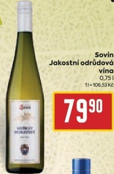 Vína Vinný sklep Sovín
