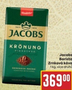 Zrnková káva Barista Jacobs