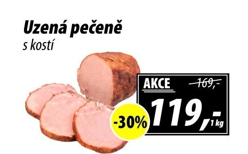 Uzená pečeně s kostí