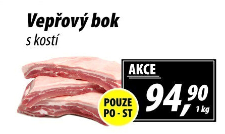 Vepřový bok s kostí