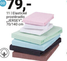 ELASTICKÉ PROSTĚRADLO „JERSEY“