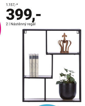 NÁSTĚNNÝ REGÁL „REMUS „
