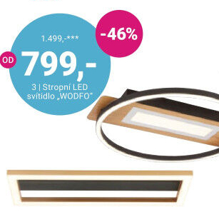STROPNÍ LED SVÍTIDLO „WODFO“