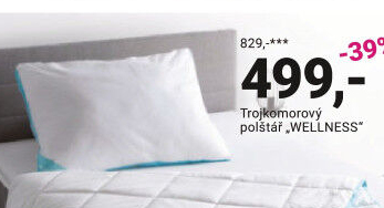 TROJKOMOROVÝ POLŠTÁŘ „WELLNESS“