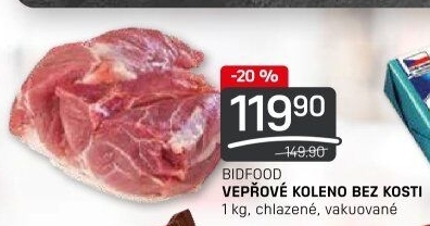 Koleno vepřové bez kosti Bidfood