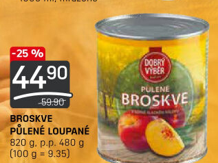 Kompot broskve Dobrý Výběr