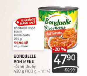 Konzervy Bon Menu Bonduelle