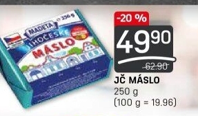 Máslo Jihočeské Madeta