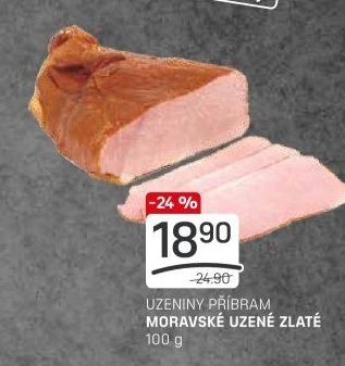 Moravské uzené zlatéPříbramská uzenina