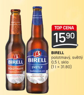 Nealkoholické pivo polotmavé Birell