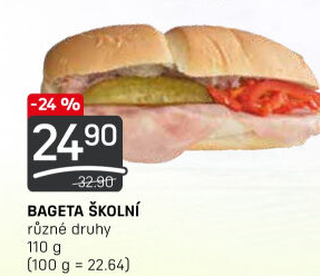 Obložená bageta