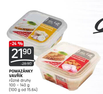Pomazánky Lahůdky Vavřík