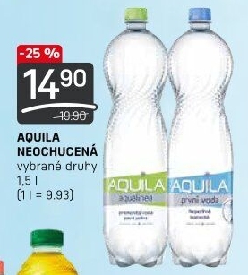 Přírodní voda Aquila