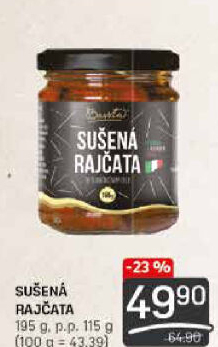 Rajčata sušená v oleji Bassta