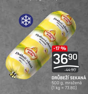 Sekaná drůbeží mražená Vodňanské kuře