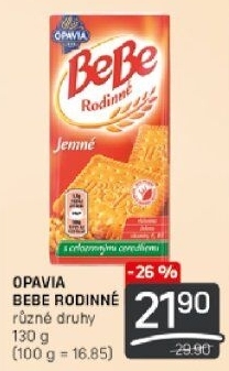 Sušenky Rodinné BeBe Opavia