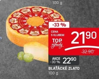Sýr Blaťácké zlato Madeta