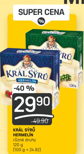 Sýr Hermelín Král sýrů