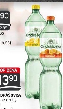 Voda ochucená Ondrášovka