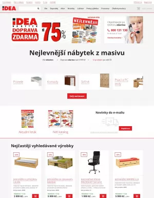 akční leták IDEA nábytek 13.2.2024-19.2.2024