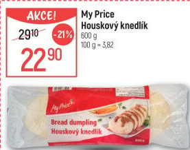 Knedlík houskový My Price