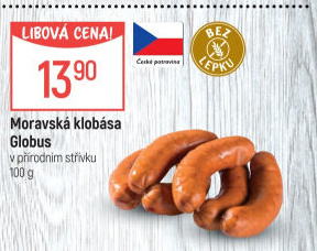 Moravská klobása Globus