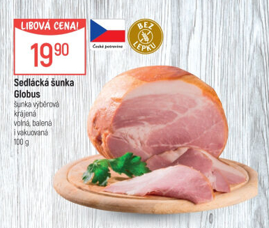 Šunka sedlácká výběrová Globus