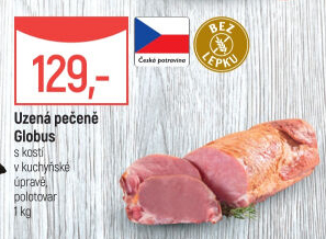 Uzená pečeně s kostí Globus