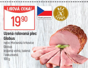 Uzená rolovaná plec Globus