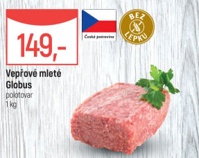 Vepřové mleté maso Globus