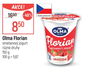 Jogurt smetanový Florian Olma