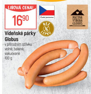 Párky vídeňské Globus