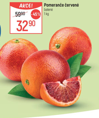 Pomeranče červené